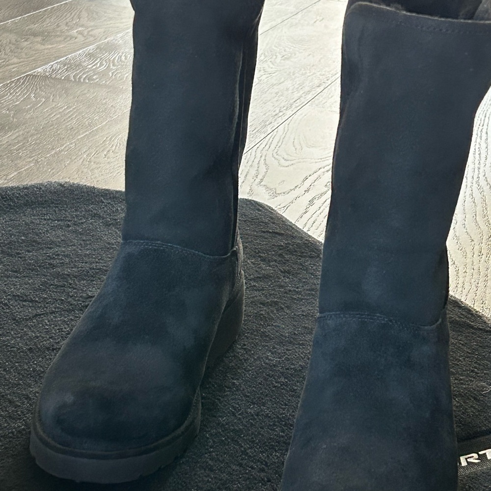 UGG Black Suede Boots - Picture 2 of 5
